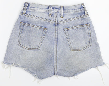 J.Galt Womens Blue  Denim Hot Pants Shorts Size S