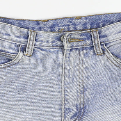 J.Galt Womens Blue  Denim Hot Pants Shorts Size S
