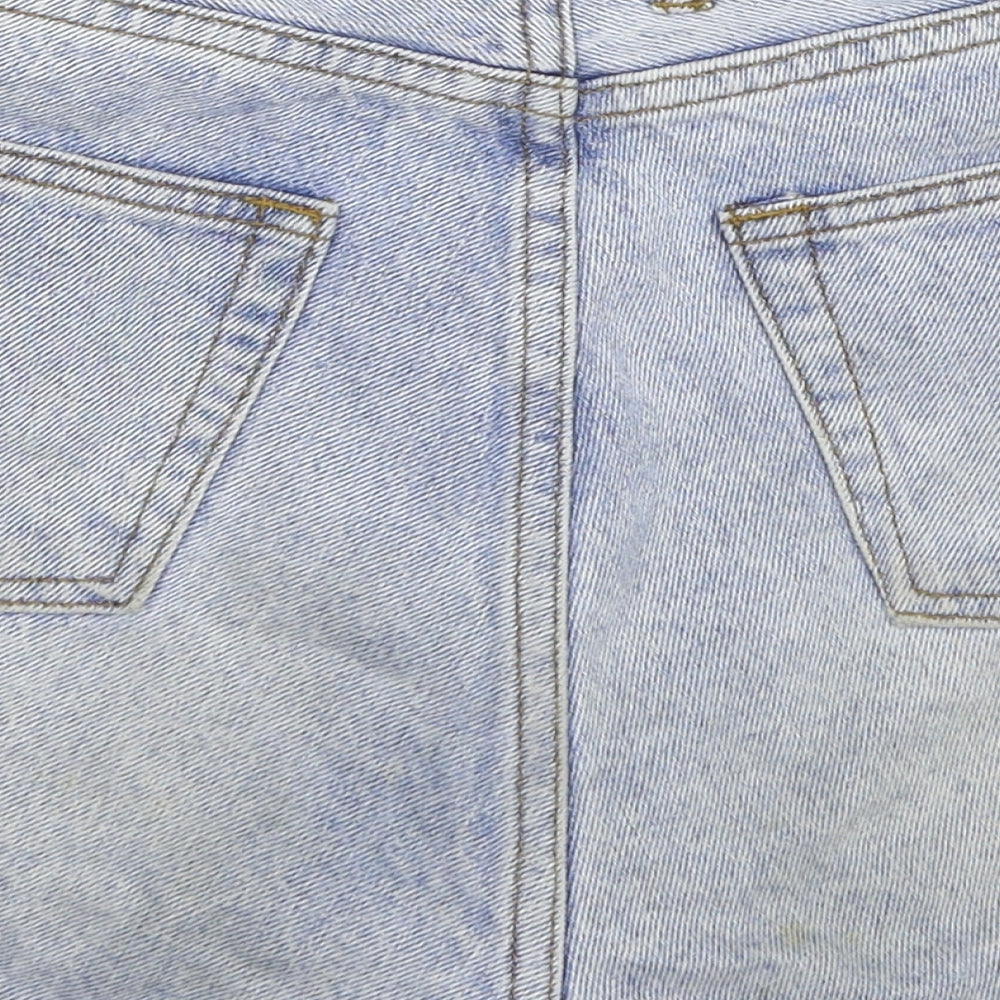 J.Galt Womens Blue  Denim Hot Pants Shorts Size S