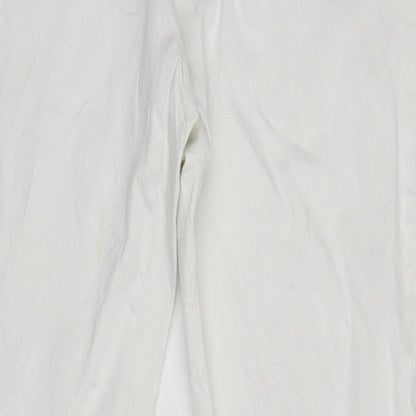 Denim Co. Womens White  Denim Skinny Jeans Size 12 L31 in