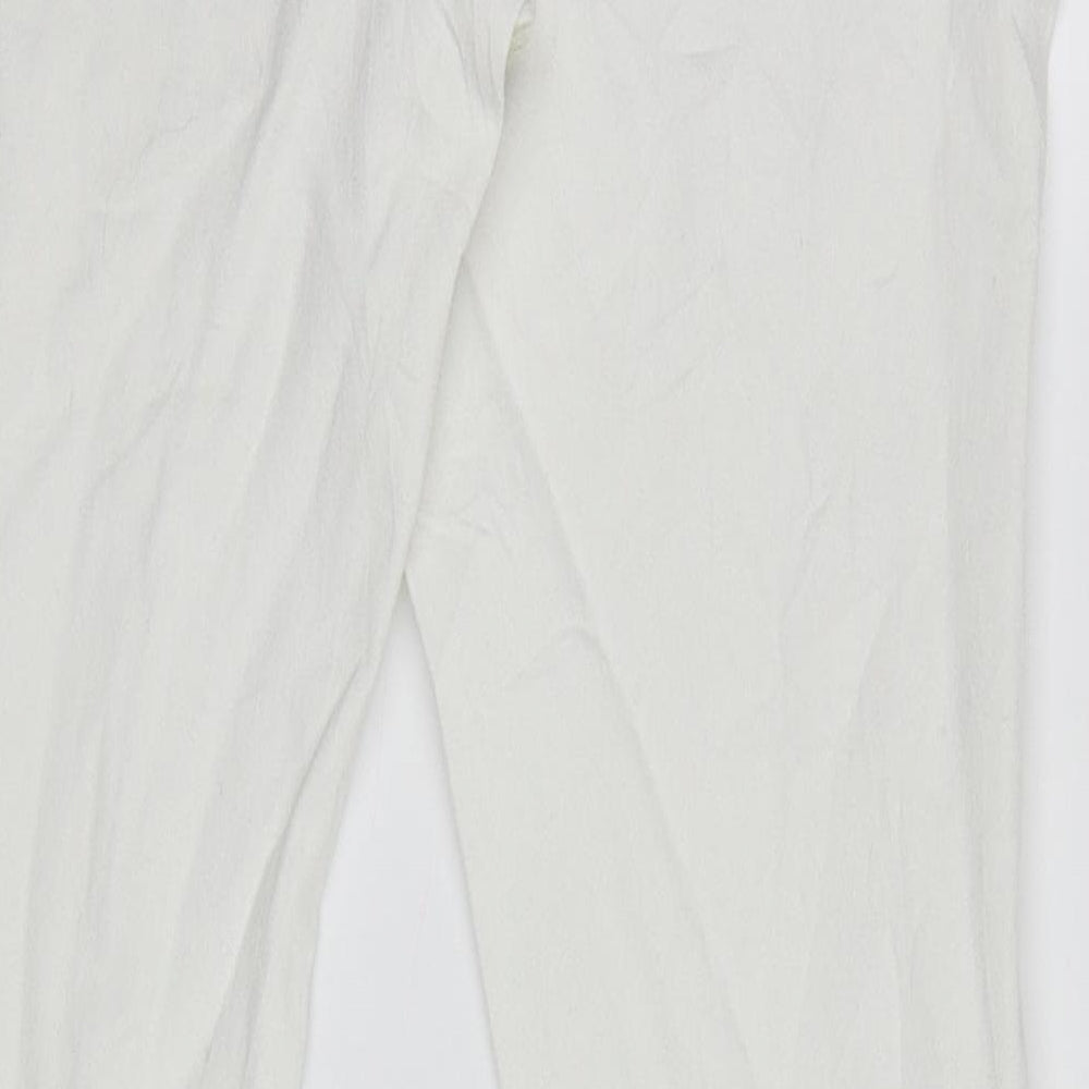 Denim Co. Womens White  Denim Skinny Jeans Size 12 L31 in