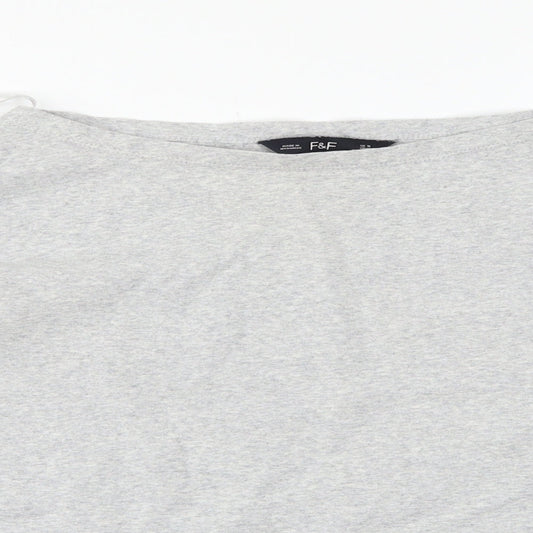 F&F Womens Grey   Basic T-Shirt Size 18