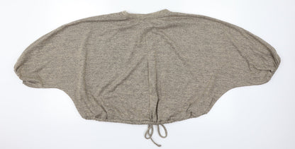 George Womens Brown Herringbone  Pullover Jumper Size 18