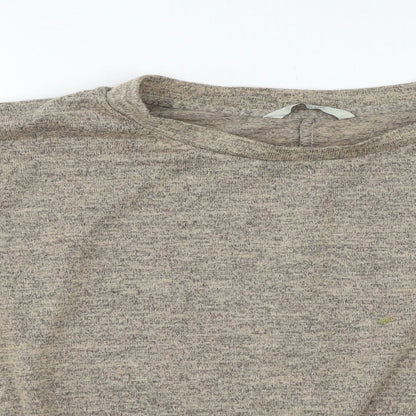 George Womens Brown Herringbone  Pullover Jumper Size 18