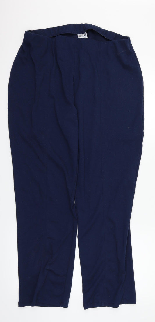Damart Womens Blue   Jogger Trousers Size 18