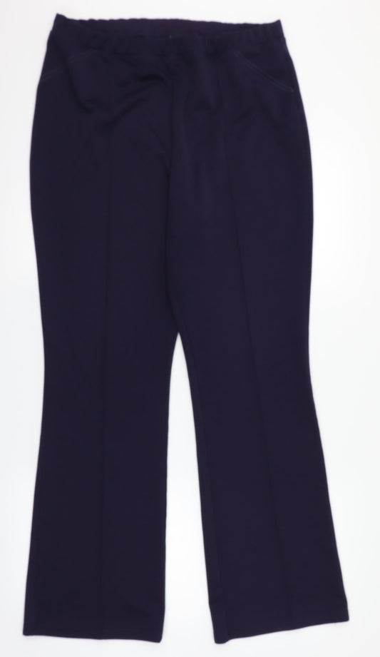 Womens UK Size 16 Marisota Regular Fit Jogger Blue Trousers