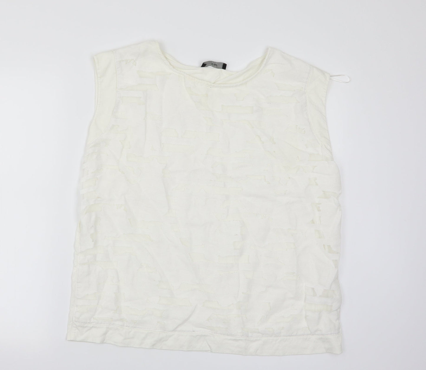 F&F Womens White   Basic Tank Size 18