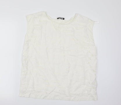 F&F Womens White   Basic Tank Size 18