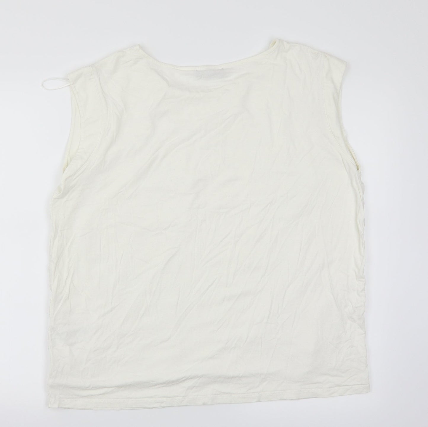 F&F Womens White   Basic Tank Size 18