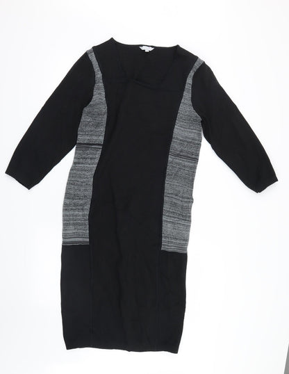 Per Una Womens Black   Shirt Dress  Size 14