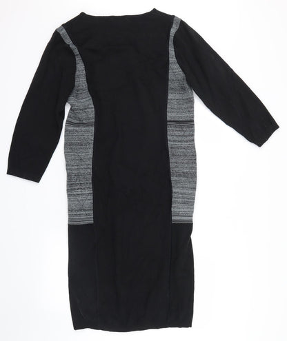 Per Una Womens Black   Shirt Dress  Size 14