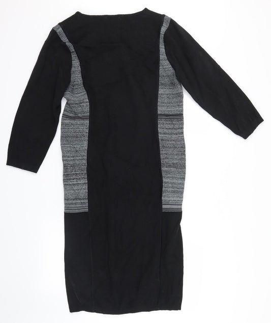 Per Una Womens Black   Shirt Dress  Size 14