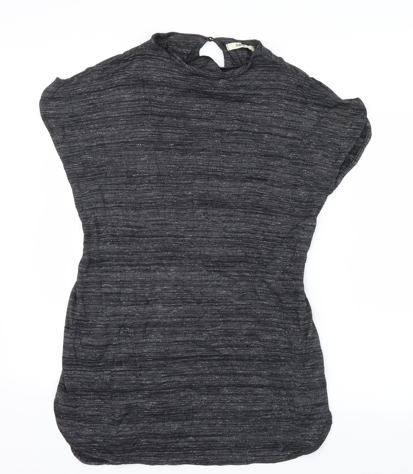 Womens UK Size S Oasis Grey Basic T-Shirt
