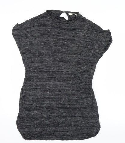 Womens UK Size S Oasis Grey Basic T-Shirt