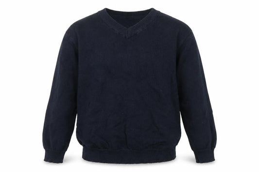 Tu  Boys Blue  Knit Pullover Jumper Size 6 Years  - School
