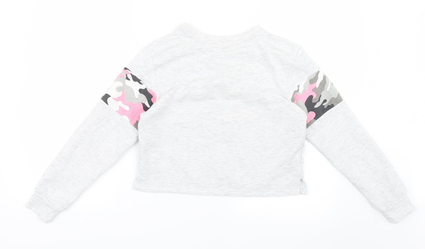 New Look Girls Grey  Knit Pullover Jumper Size S  - Brooklyn