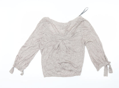 Et Vous Womens Beige   Cardigan Jumper Size 12