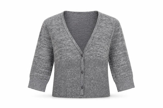 MK Womens Silver   Cardigan Jumper Size 14