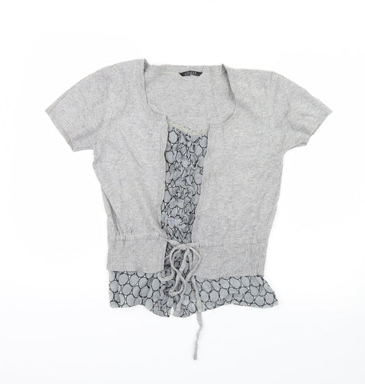 Zingara Womens Grey  Knit Cardigan Jumper Size 12