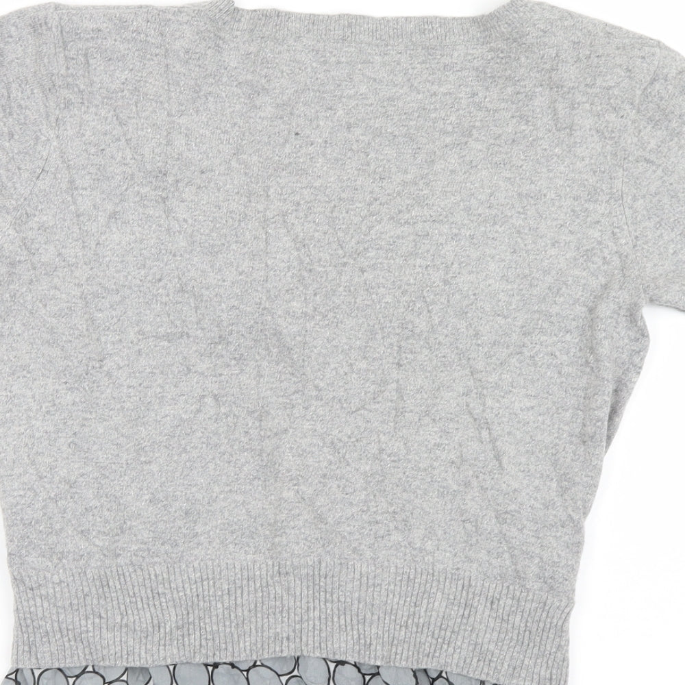 Zingara Womens Grey  Knit Cardigan Jumper Size 12