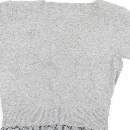 Zingara Womens Grey  Knit Cardigan Jumper Size 12