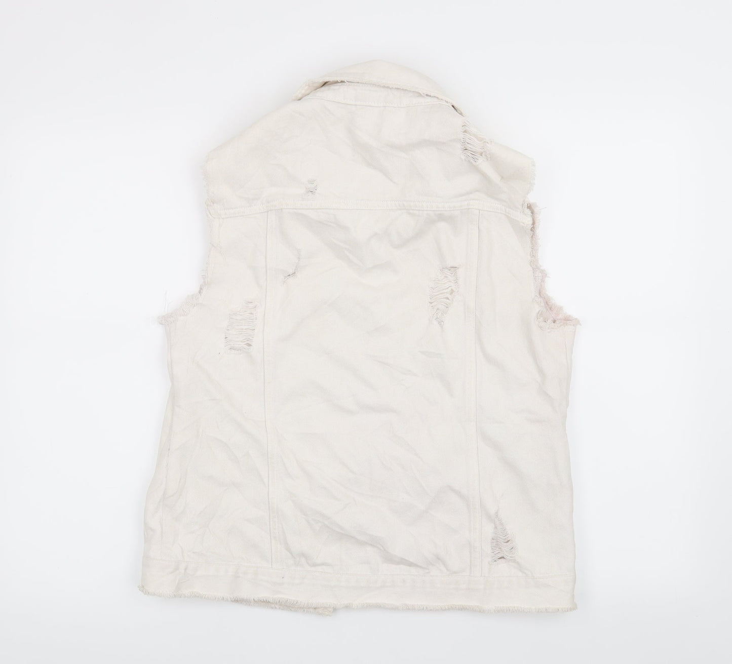 Womens UK Size 10 River Island White Jacket