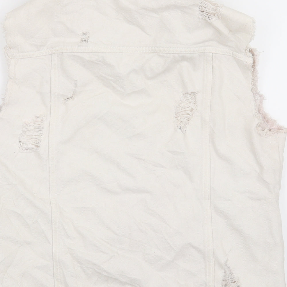 Womens UK Size 10 River Island White Jacket