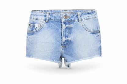 Womens UK Size 28 in Topshop Regular Fit Cut-Off Shorts