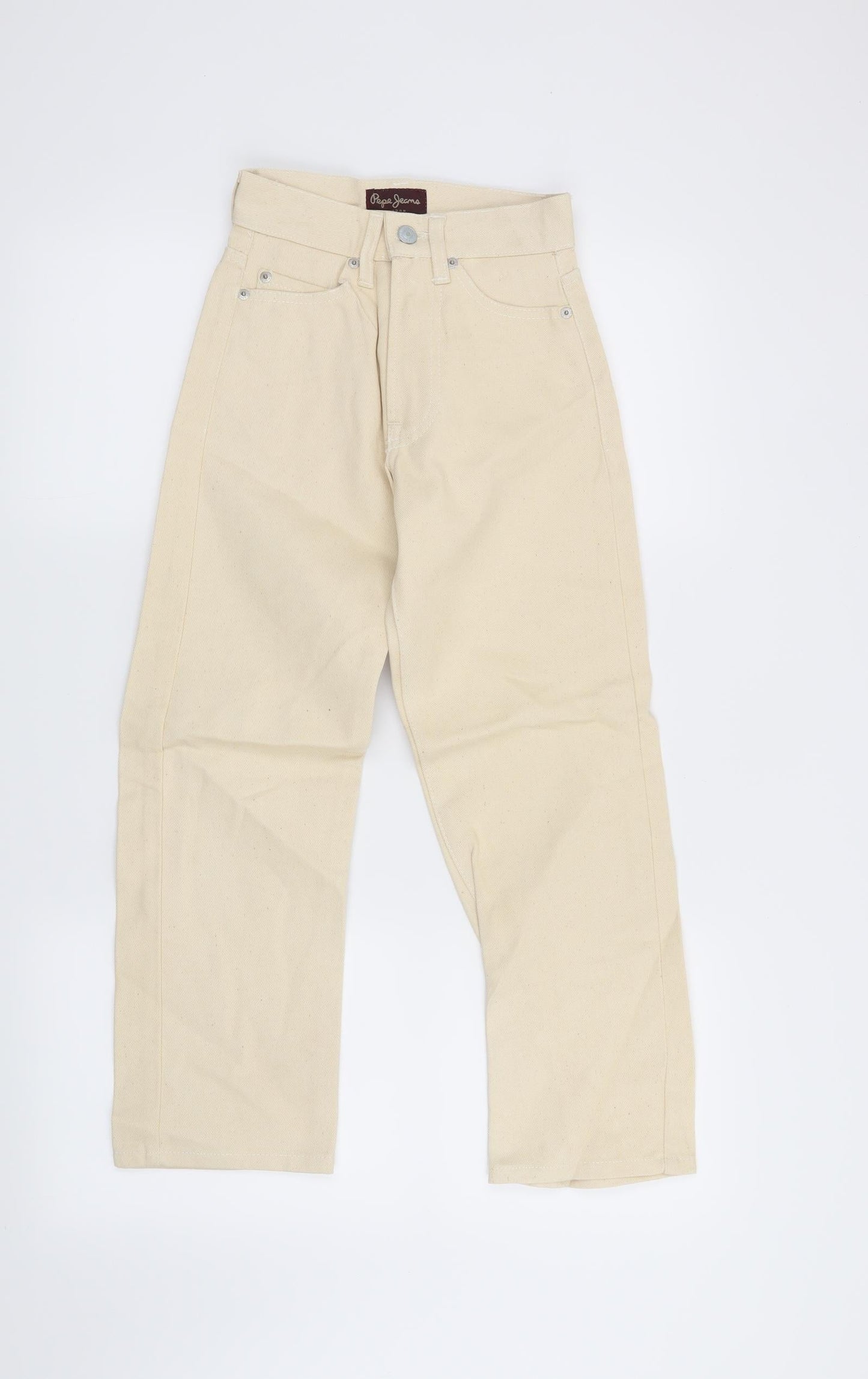 Pepe Jeans Womens Beige   Straight Jeans Size 22 in L23 in