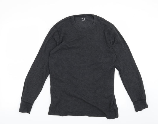 Mens UK Size S Gap Grey Pullover Sweatshirt