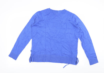 Dorothy Perkins Womens Blue   Pullover Jumper Size 10