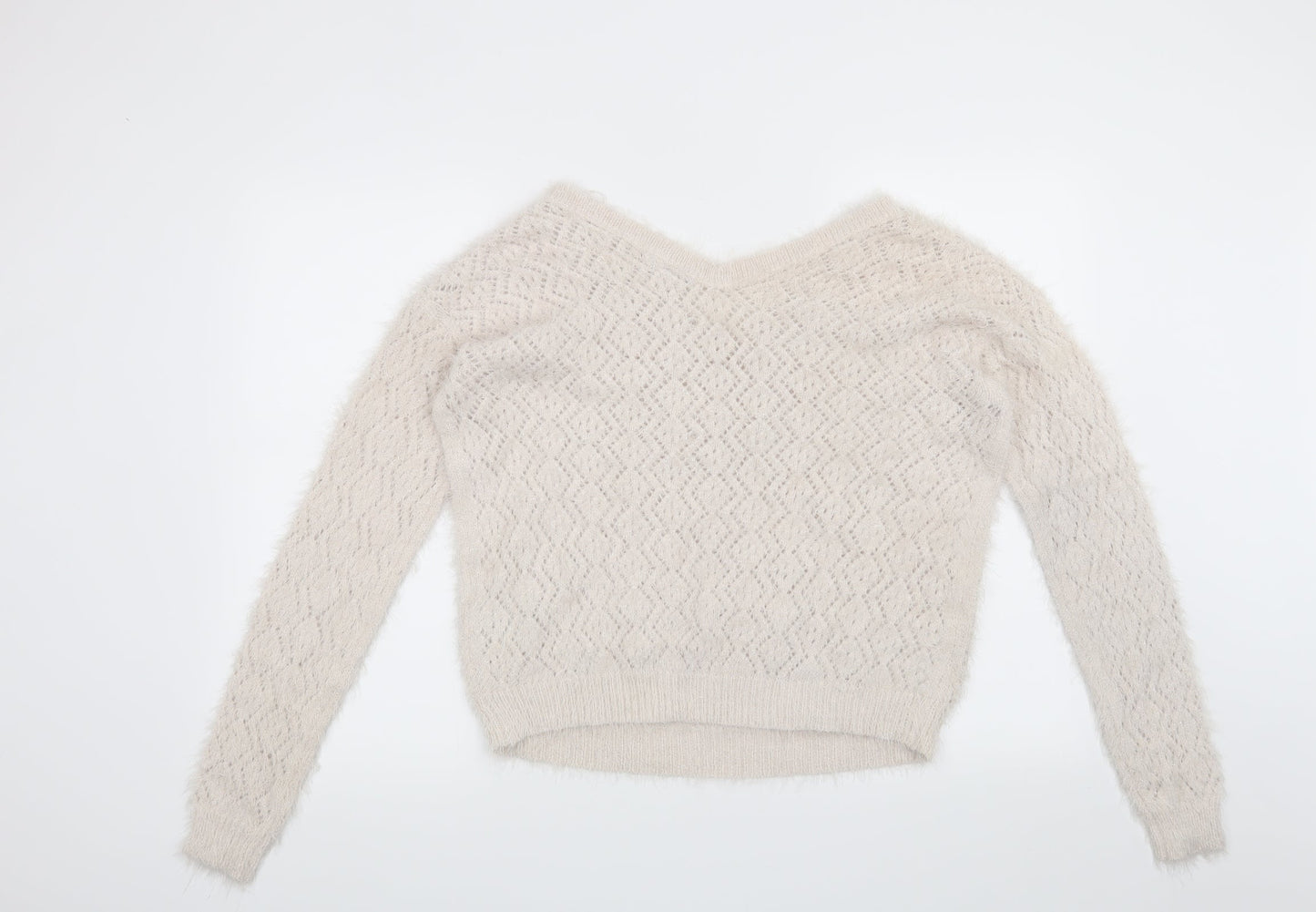 Lady blush Womens Beige   Pullover Jumper Size M