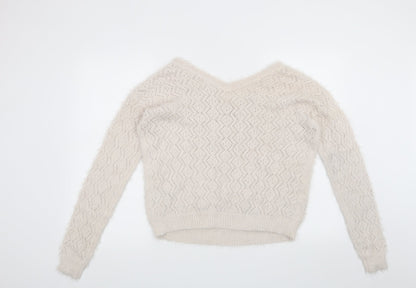 Lady blush Womens Beige   Pullover Jumper Size M