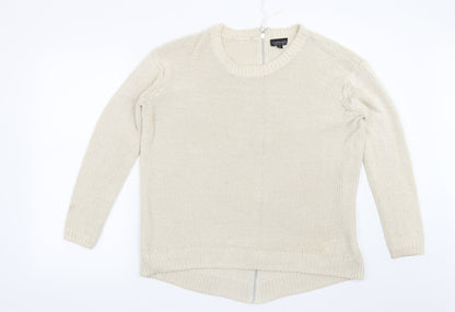 Topshop Womens Beige   Pullover Jumper Size 10