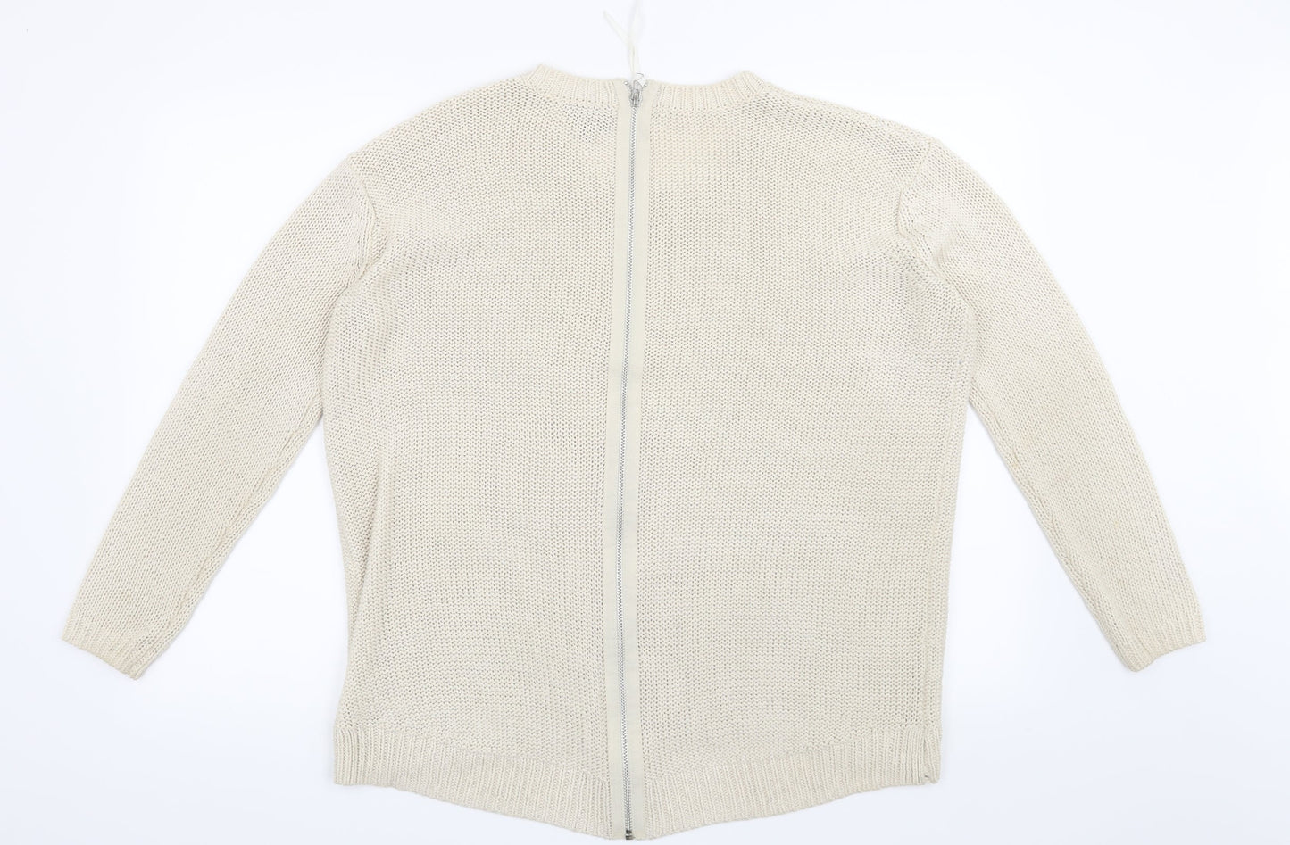 Topshop Womens Beige   Pullover Jumper Size 10
