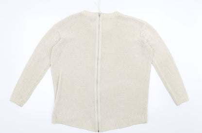 Topshop Womens Beige   Pullover Jumper Size 10