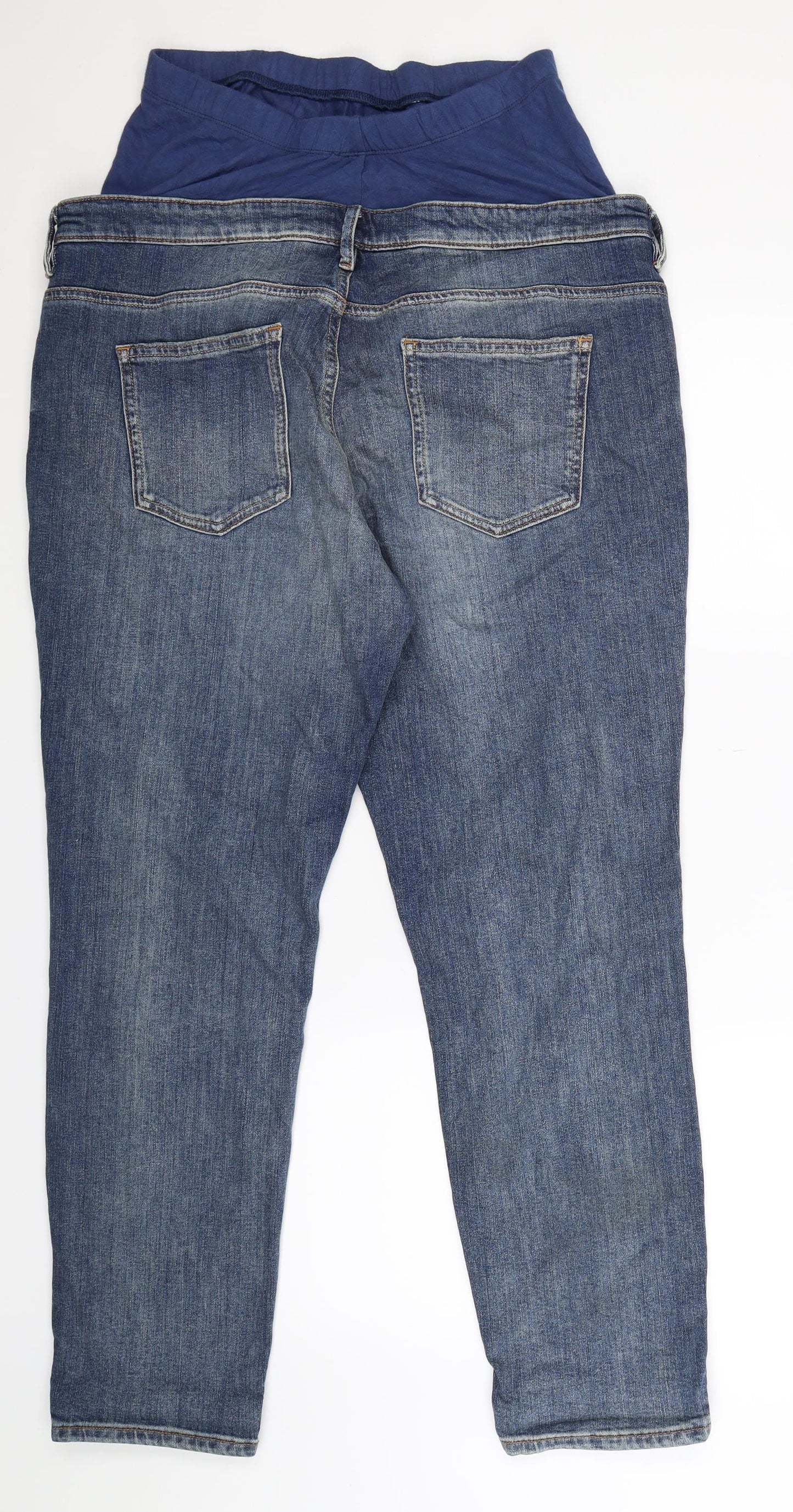 ASOS Womens Blue  Denim Straight Jeans Size 14 L30 in