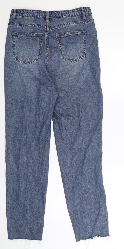 Riot Womens Blue  Denim Mom Jeans Size 10 L29 in