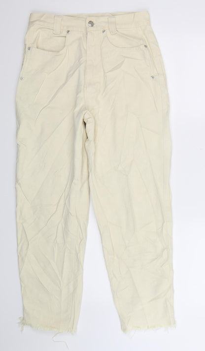 V&Co Womens Yellow  Denim Straight Jeans Size 28 in L27 in
