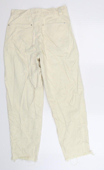 V&Co Womens Yellow  Denim Straight Jeans Size 28 in L27 in