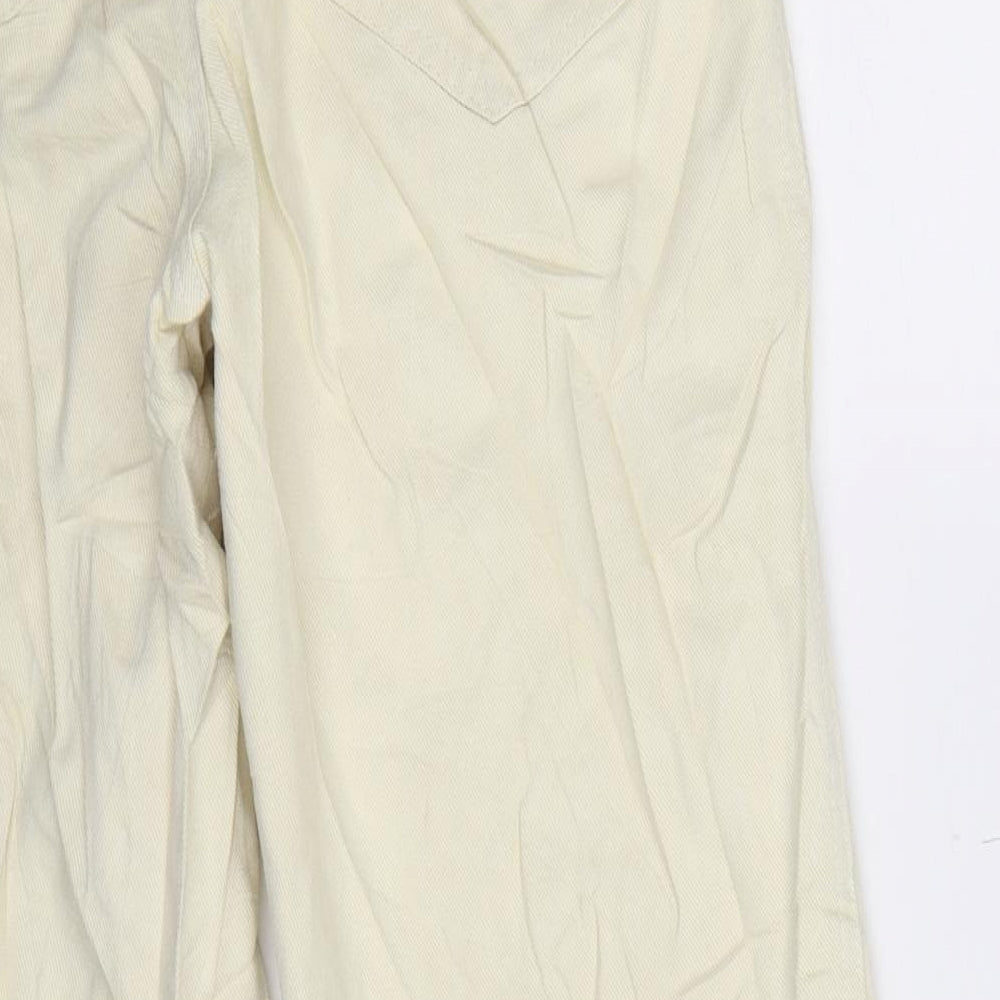 V&Co Womens Yellow  Denim Straight Jeans Size 28 in L27 in