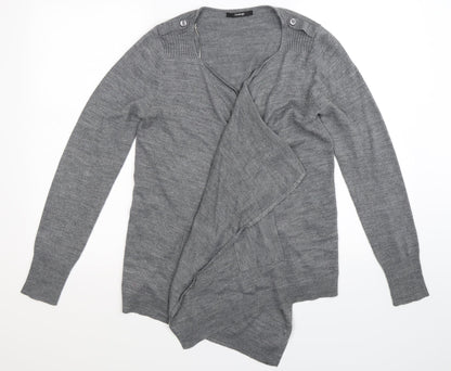 George Womens Grey  Knit Cardigan Jumper Size 10