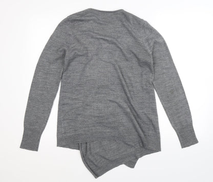 George Womens Grey  Knit Cardigan Jumper Size 10