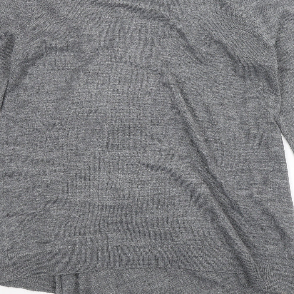George Womens Grey  Knit Cardigan Jumper Size 10