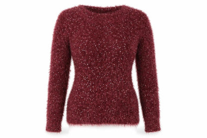 Inspire Womens Brown  Knit Pullover Jumper Size L
