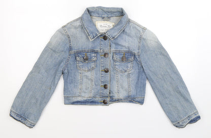 Denim Co Womens Blue  Denim Jacket  Size 8
