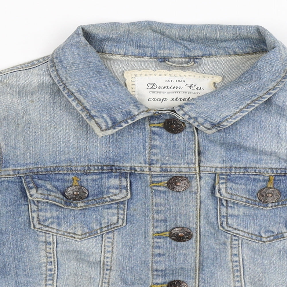 Denim Co Womens Blue  Denim Jacket  Size 8