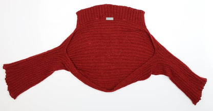 Per Una Womens Brown  Knit Cape Jumper Size L