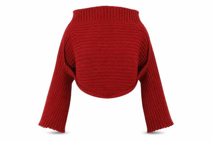 Per Una Womens Brown  Knit Cape Jumper Size L