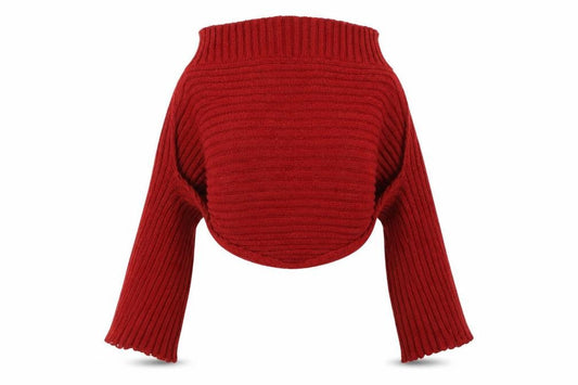 Per Una Womens Brown  Knit Cape Jumper Size L